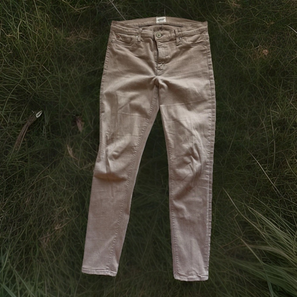 Hudson Brand Beige skinny jeans, Men's 32x28,  zip fly